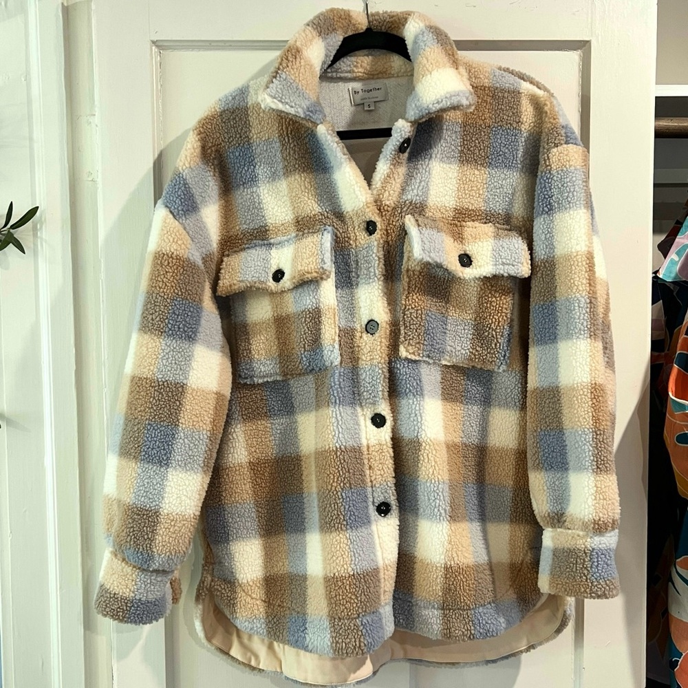 Plaid Shacket - Small